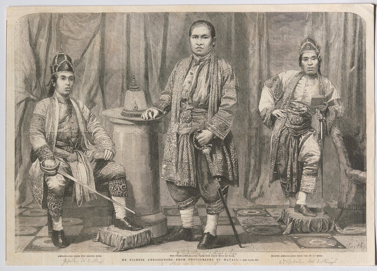 The Siamese Ambassadors by John Jabez Edwin Mayall