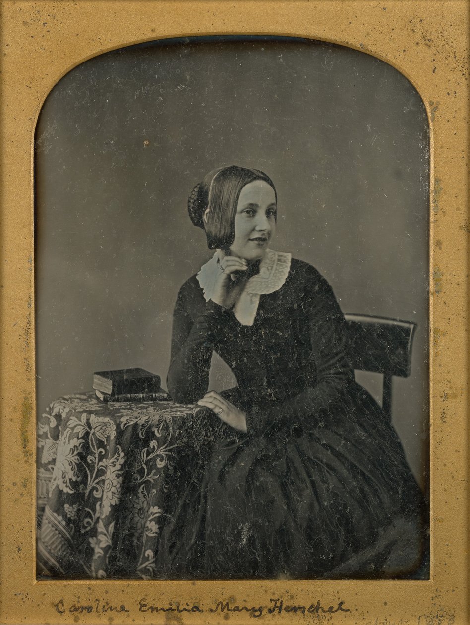 Portrait of Caroline Emilia Mary Herschel by John Jabez Edwin Mayall
