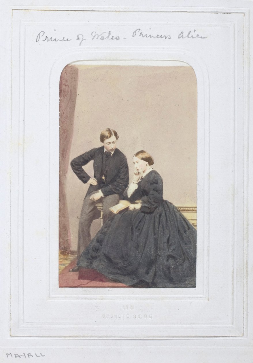 Prince of Wales and Princess Alice by John Jabez Edwin Mayall