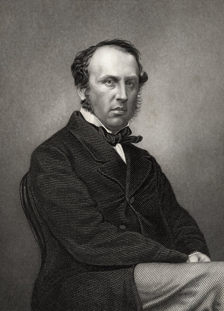 Charles John Canning, 1st Earl Canning, engraved by D.J. Pound from a photograph, from The History of the Indian Mutiny, published in 1858 by John Jabez Edwin Paisley Mayall