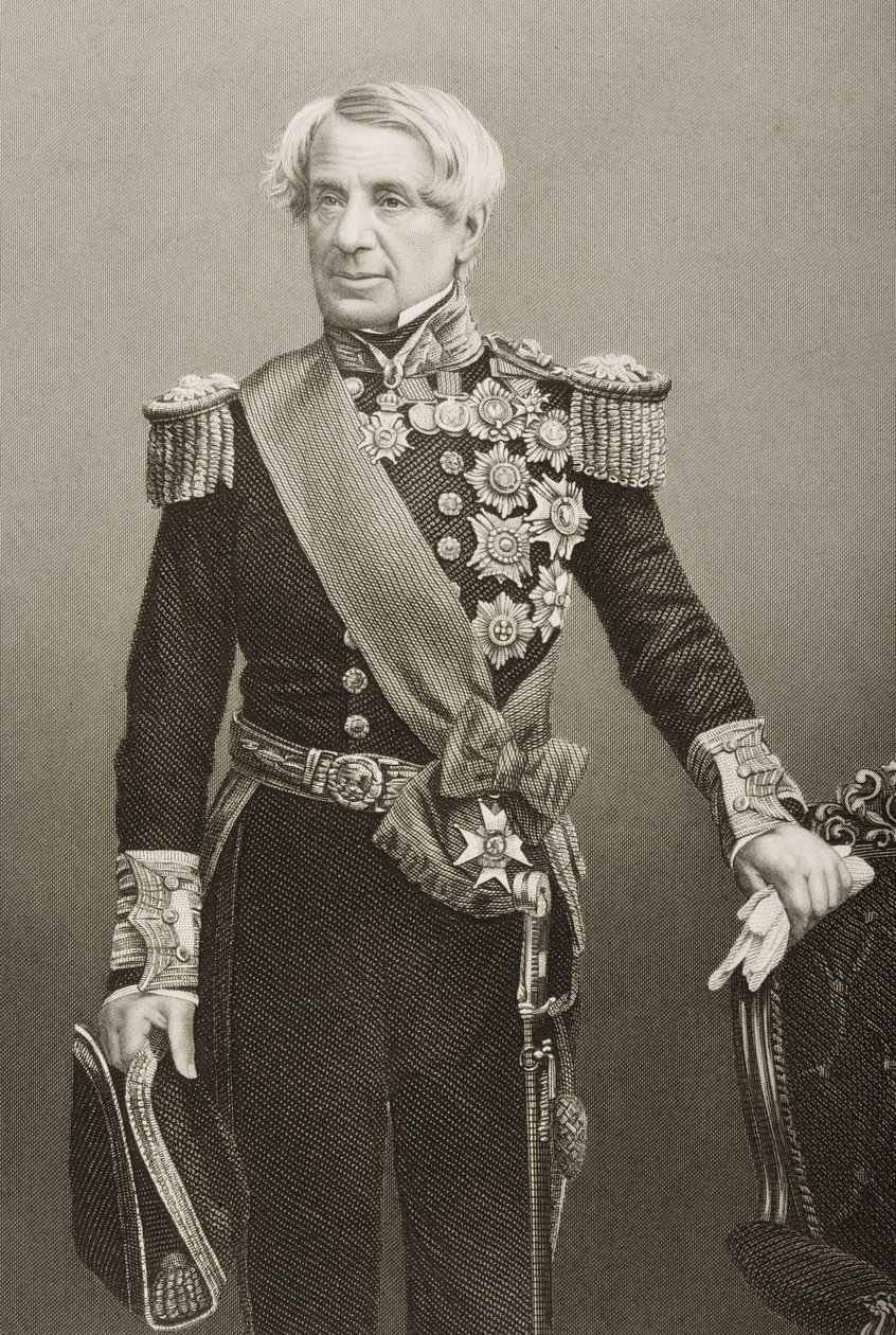 Edmund Lyons (1790-1858) engraved by D.J. Pound from a photograph, from 