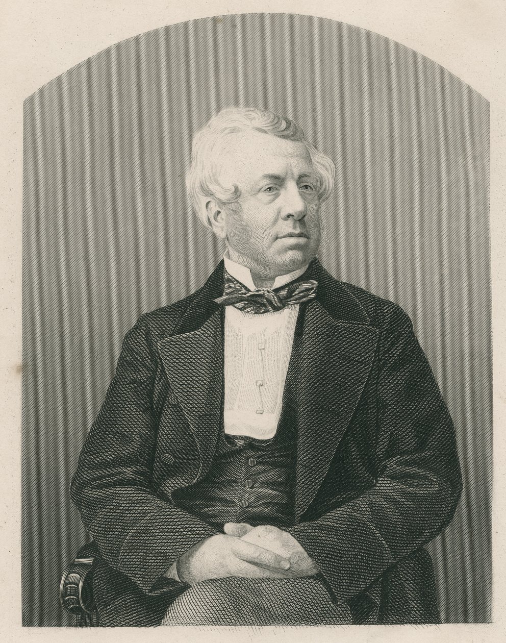 George William Frederick Howard, engraved by D.J. Pound from a photograph, from 