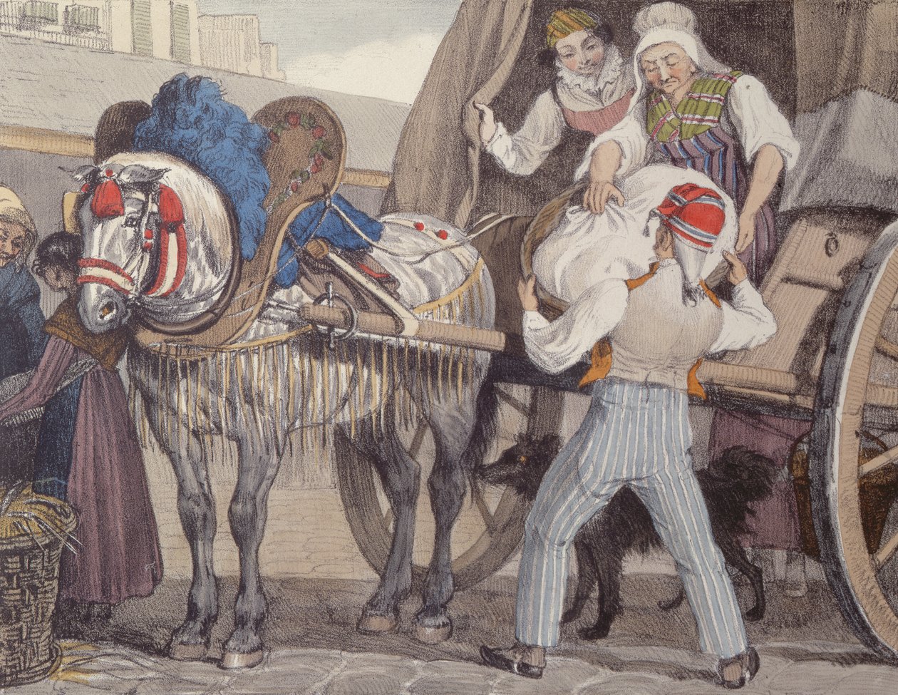 The Laundry Cart by John James Chalon