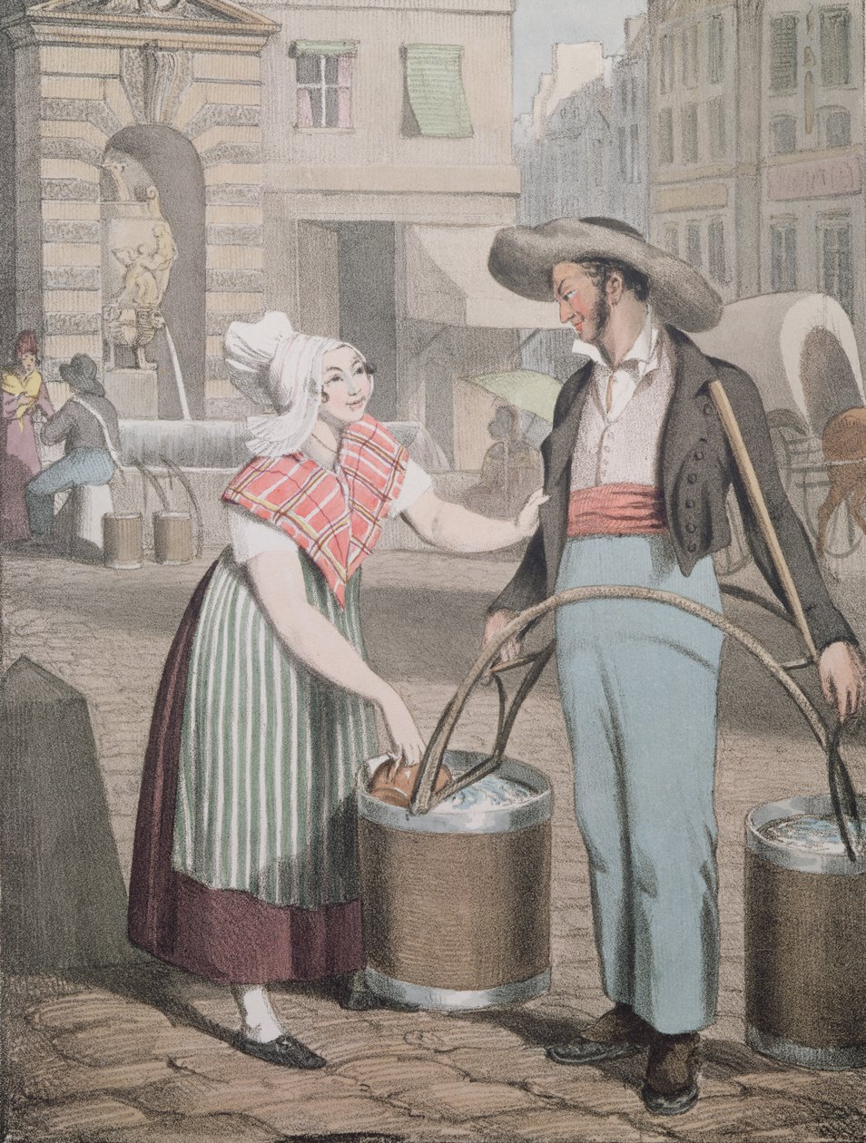The Water Carrier by John James Chalon