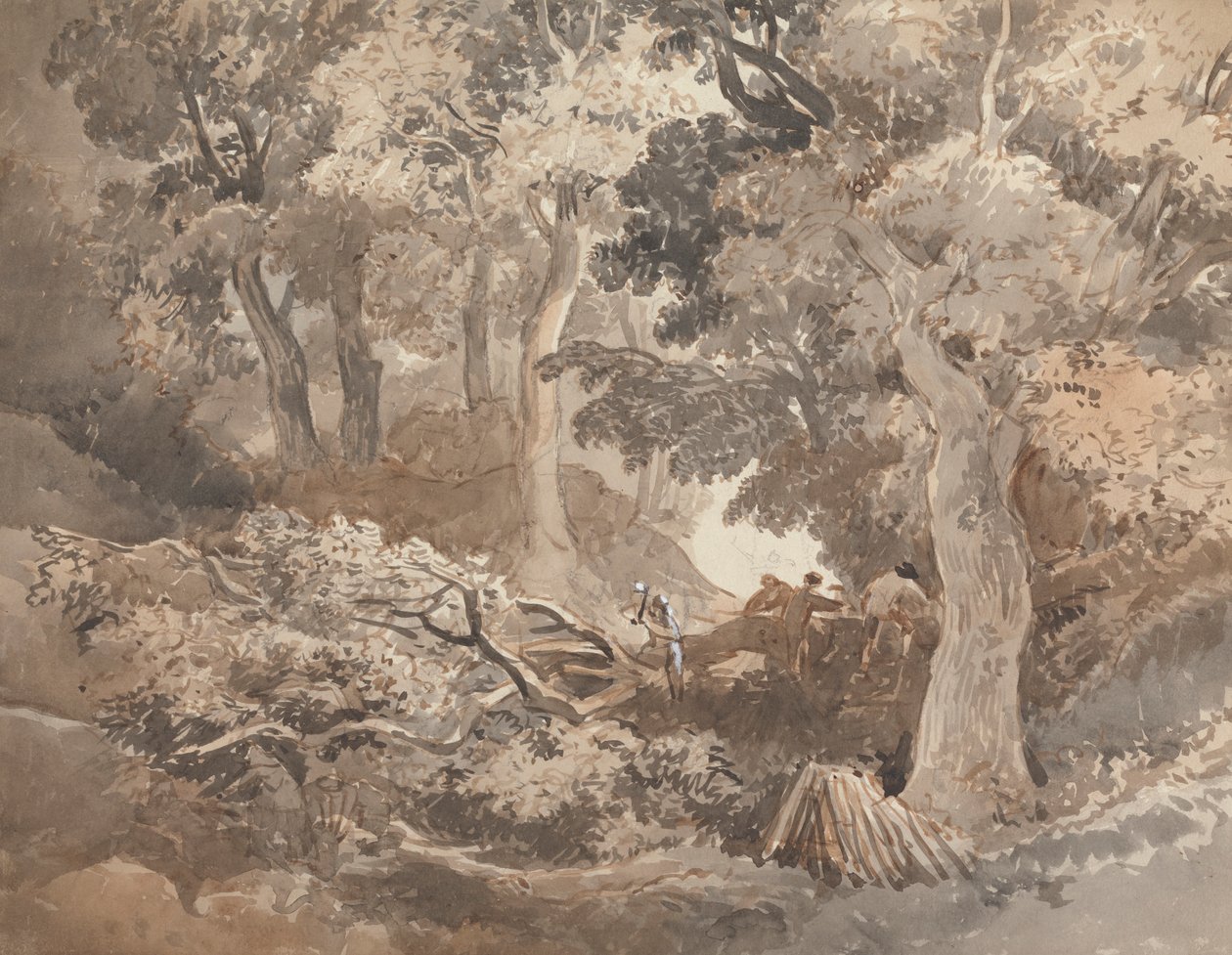 Wood Cutters by John James Chalon