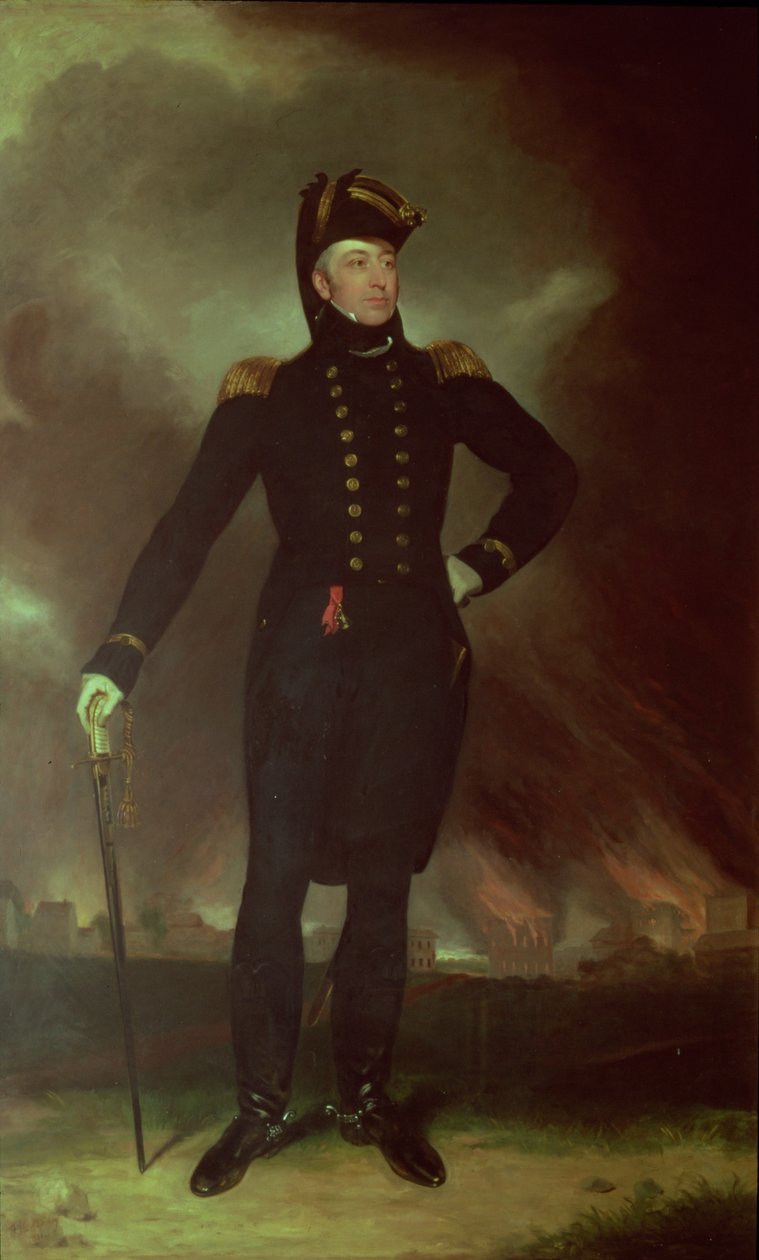 Portrait of Sir George Cockburn, 1851 by John James Halls