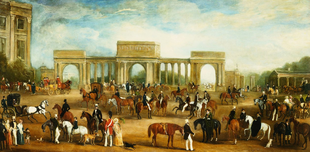 Hyde Park Corner by John Jnr. Ferneley