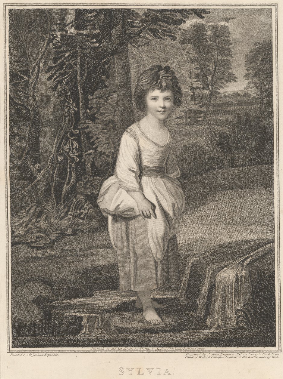 Lady Gertrude Fitzpatrick as Sylvia by John Jones