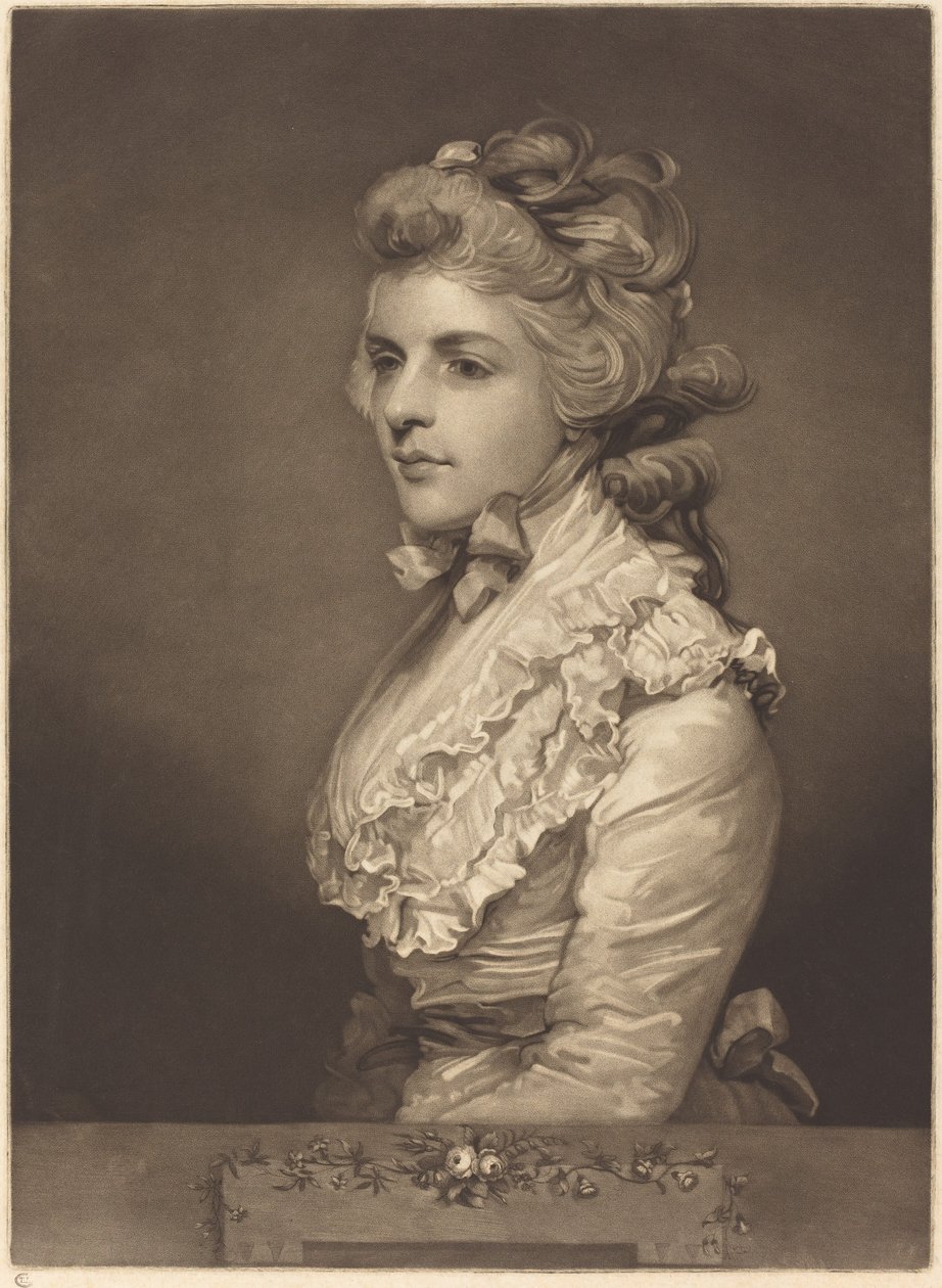 Miss Kemble in a White Dress by John Jones after Sir Joshua Reynolds