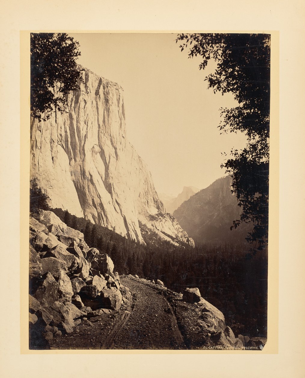 El Capitan from Trail, Yosemite by John K. Hillers