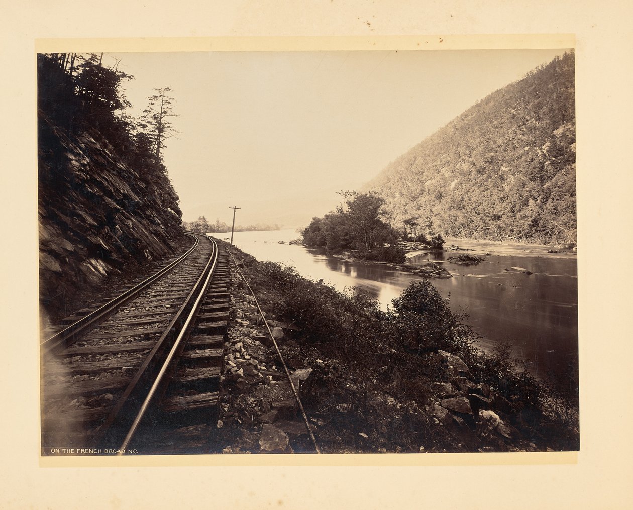 On the French Broad, North Carolina by John K. Hillers