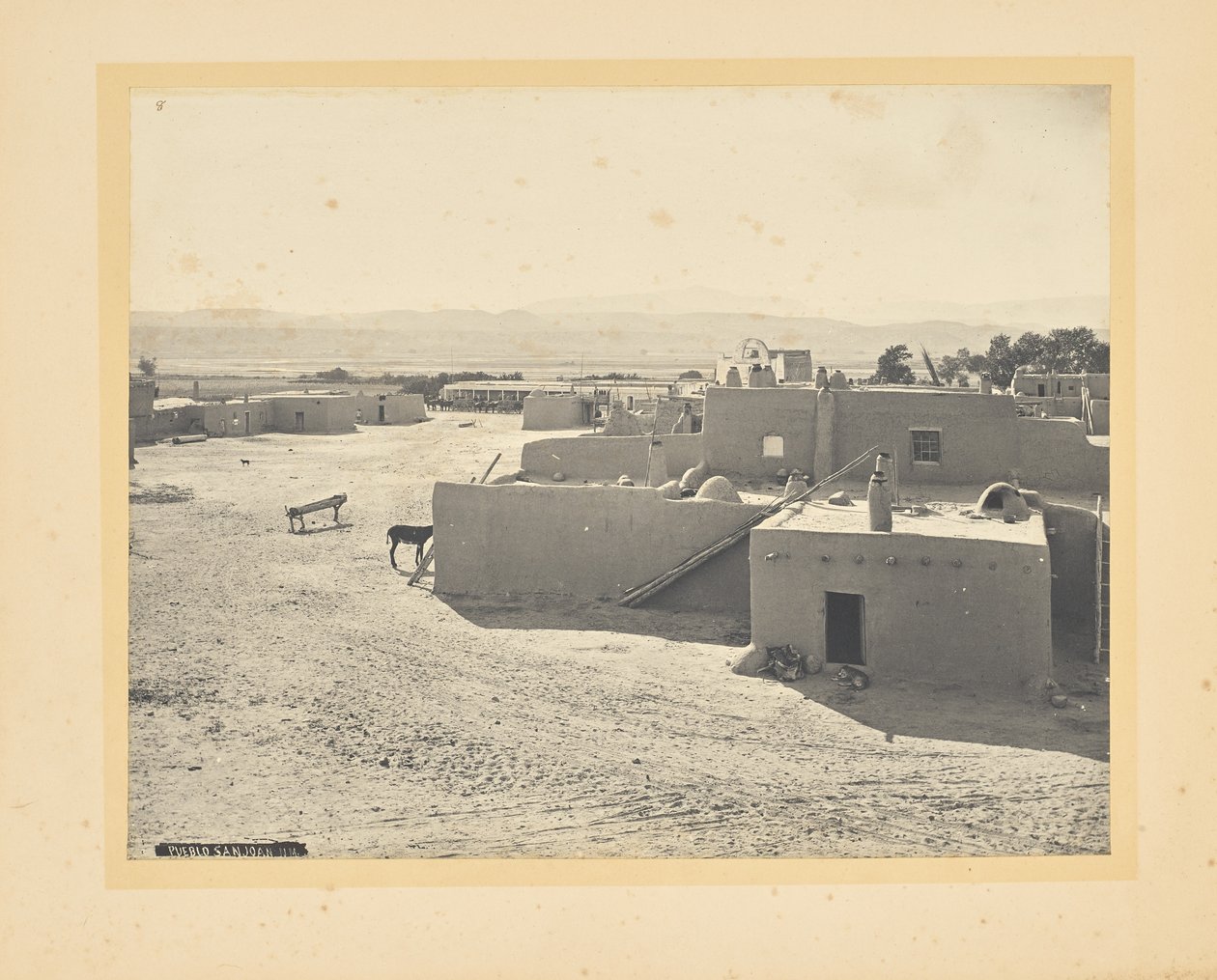 Pueblo San Juan, New Mexico by John K. Hillers