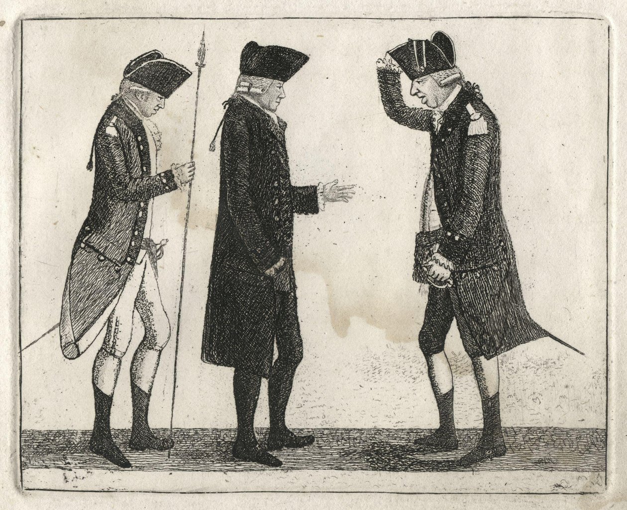 George Gordon; John Grieve; George Robertson by John Kay