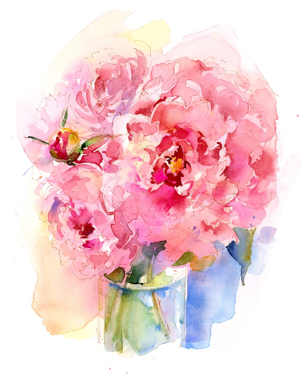 Peony bouquet, 2016 by John Keeling