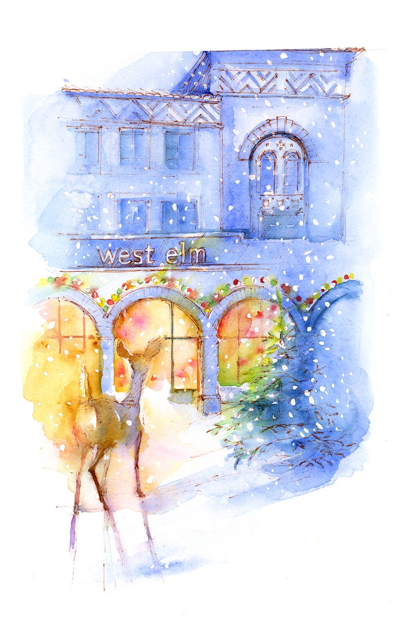 West Elm at Christmas, 2016 by John Keeling