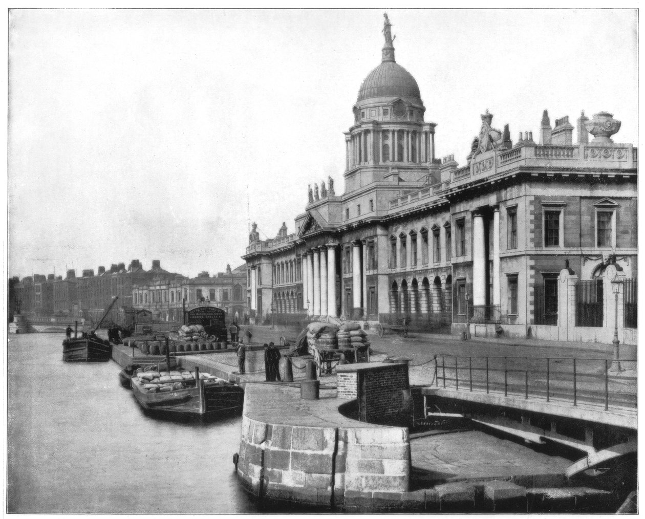 Custom House, Dublin, Ireland by John L. Stoddard