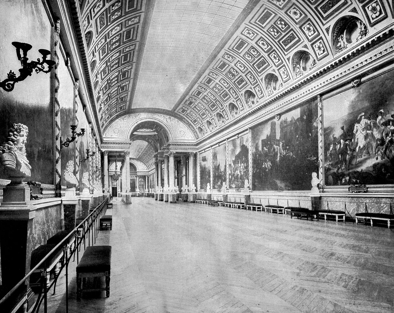Gallery of Battles, Versailles, France, 1893 by John L. Stoddard