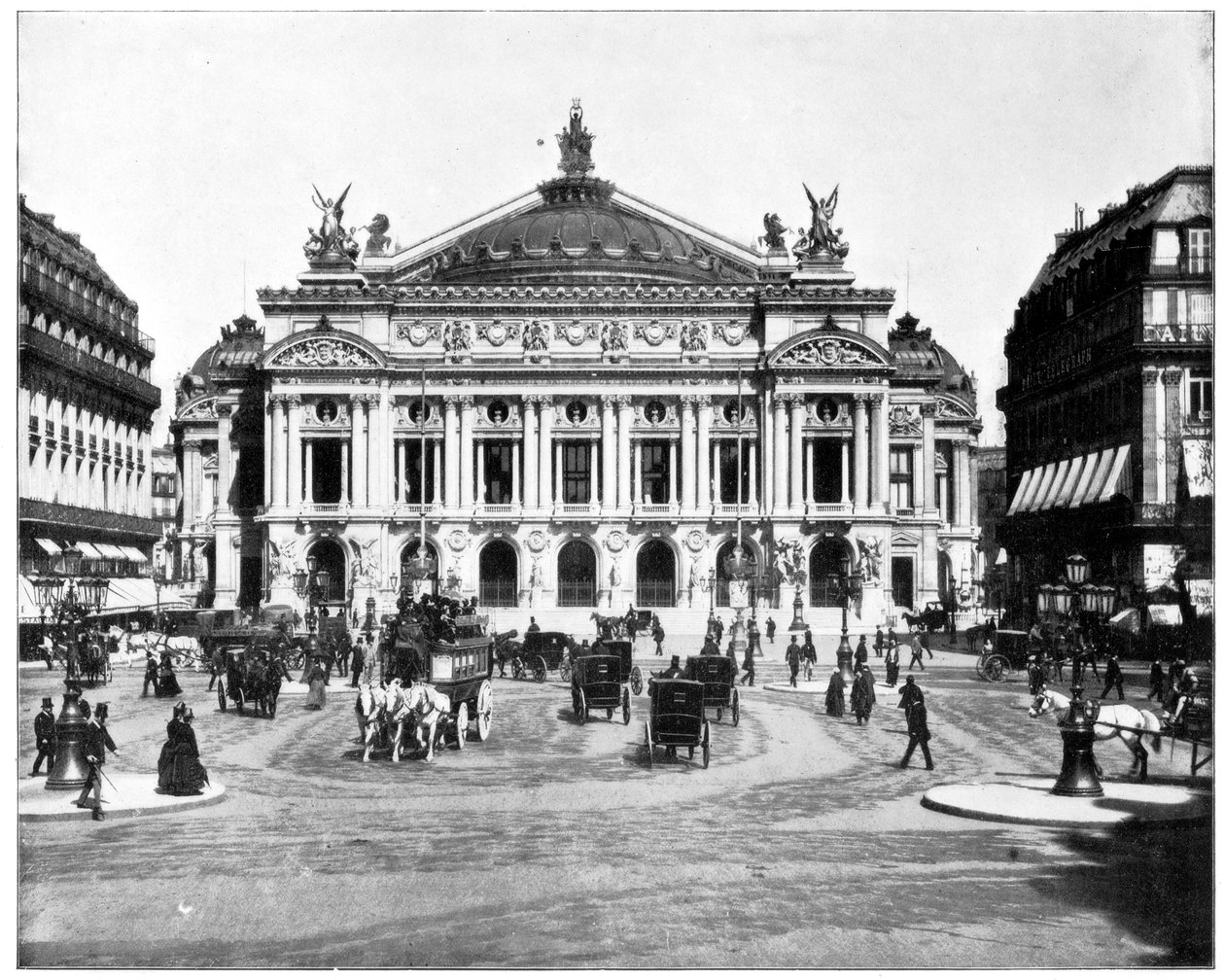 Grand Opera House, Paris, Late 19th Century by John L. Stoddard
