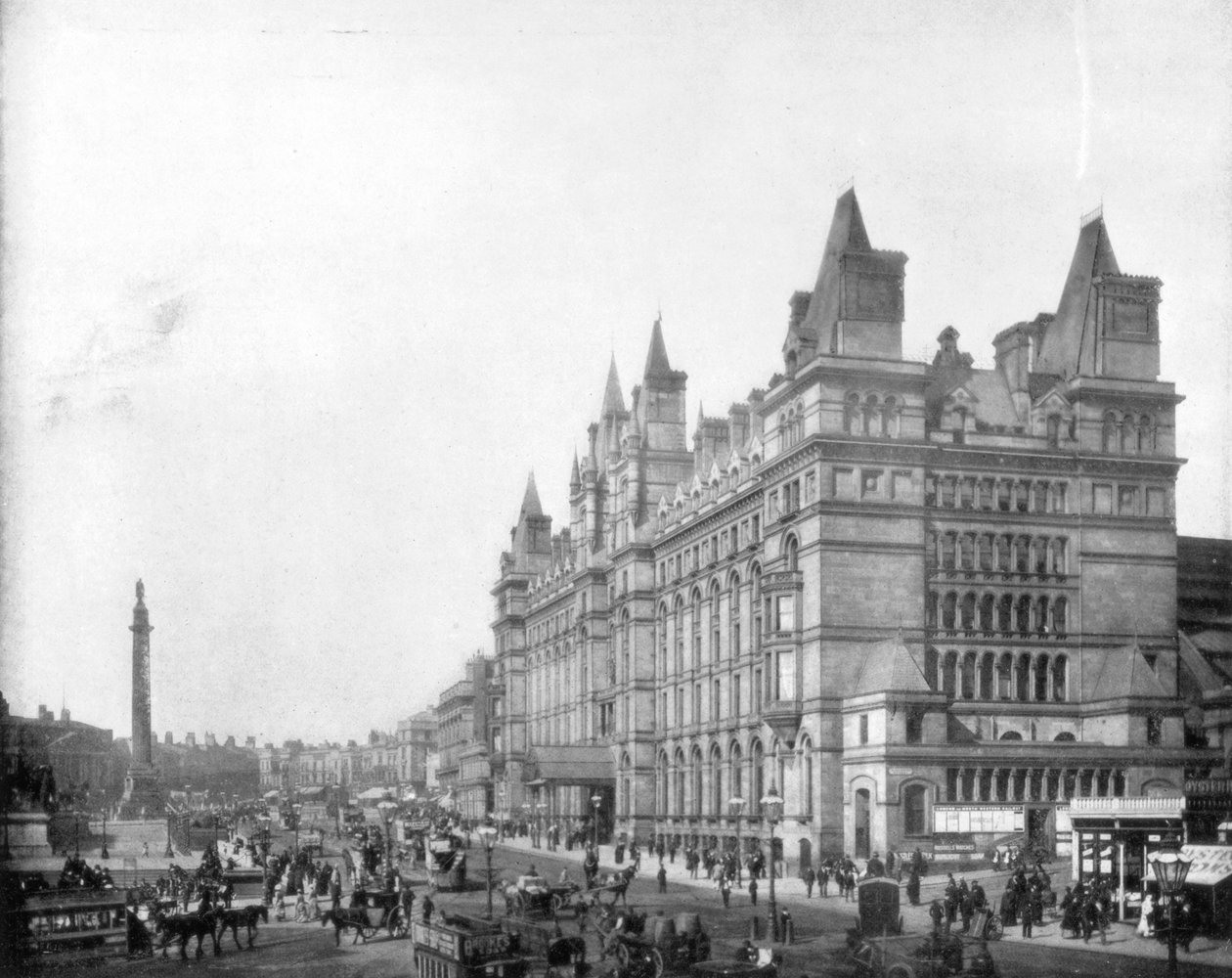 Lime Street, Liverpool, England, Late 19th Century by John L. Stoddard