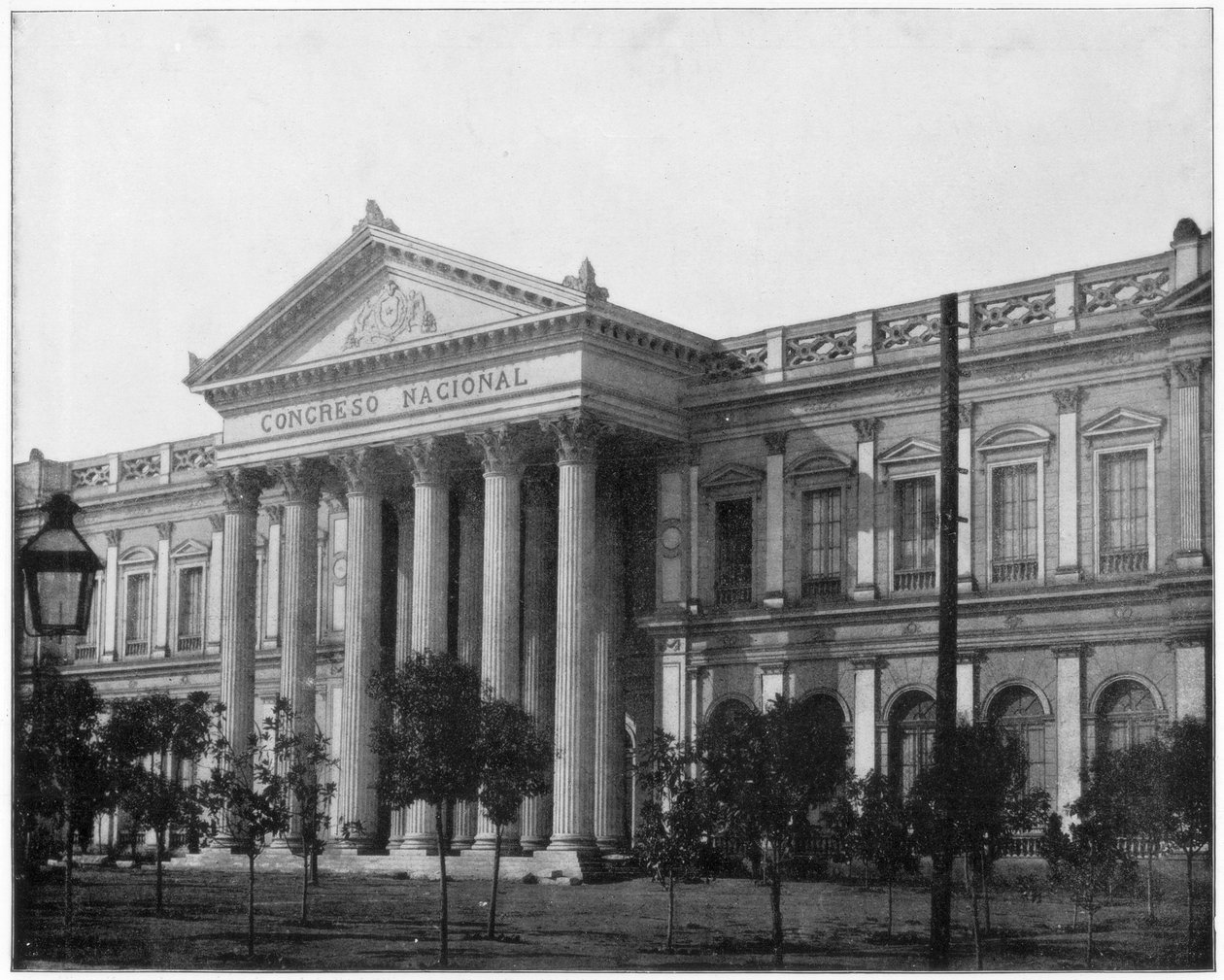 National Congress, Santiago, Chile, late 19th century by John L. Stoddard