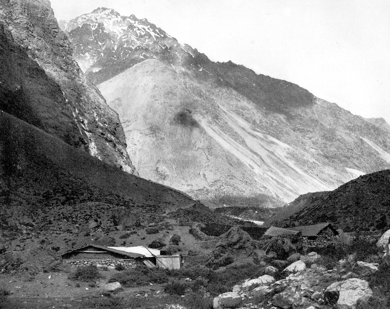 Pass of Uspallata, Andes Mountains, South America by John L. Stoddard
