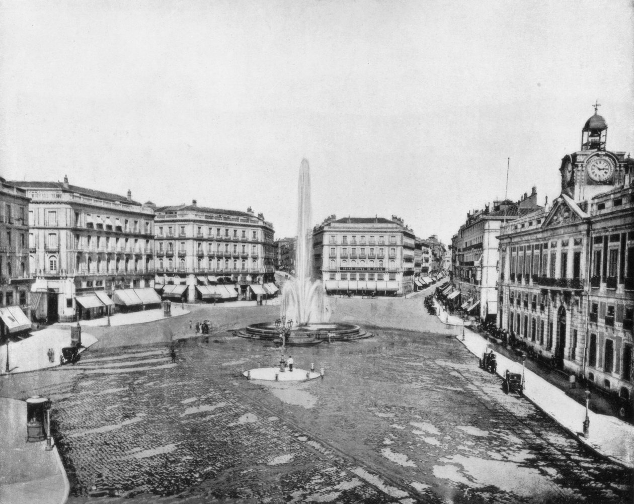 Puerta Del Sol, Madrid, Spain by John L. Stoddard