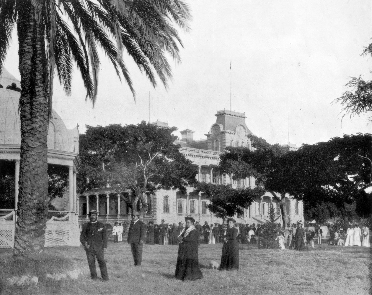 Royal Palace, Honolulu, Sandwich Islands by John L. Stoddard