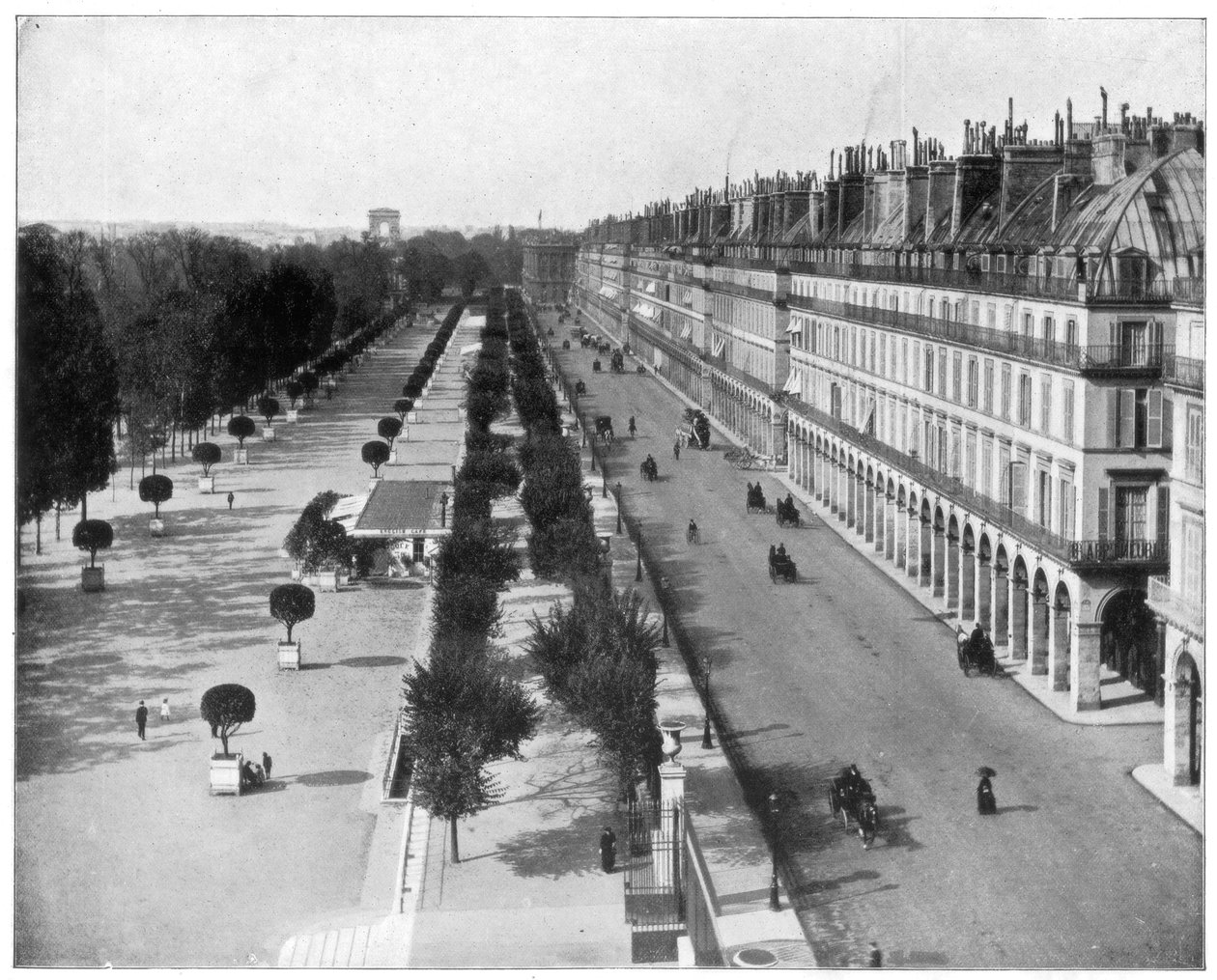 Rue de Rivoli, Paris by John L. Stoddard