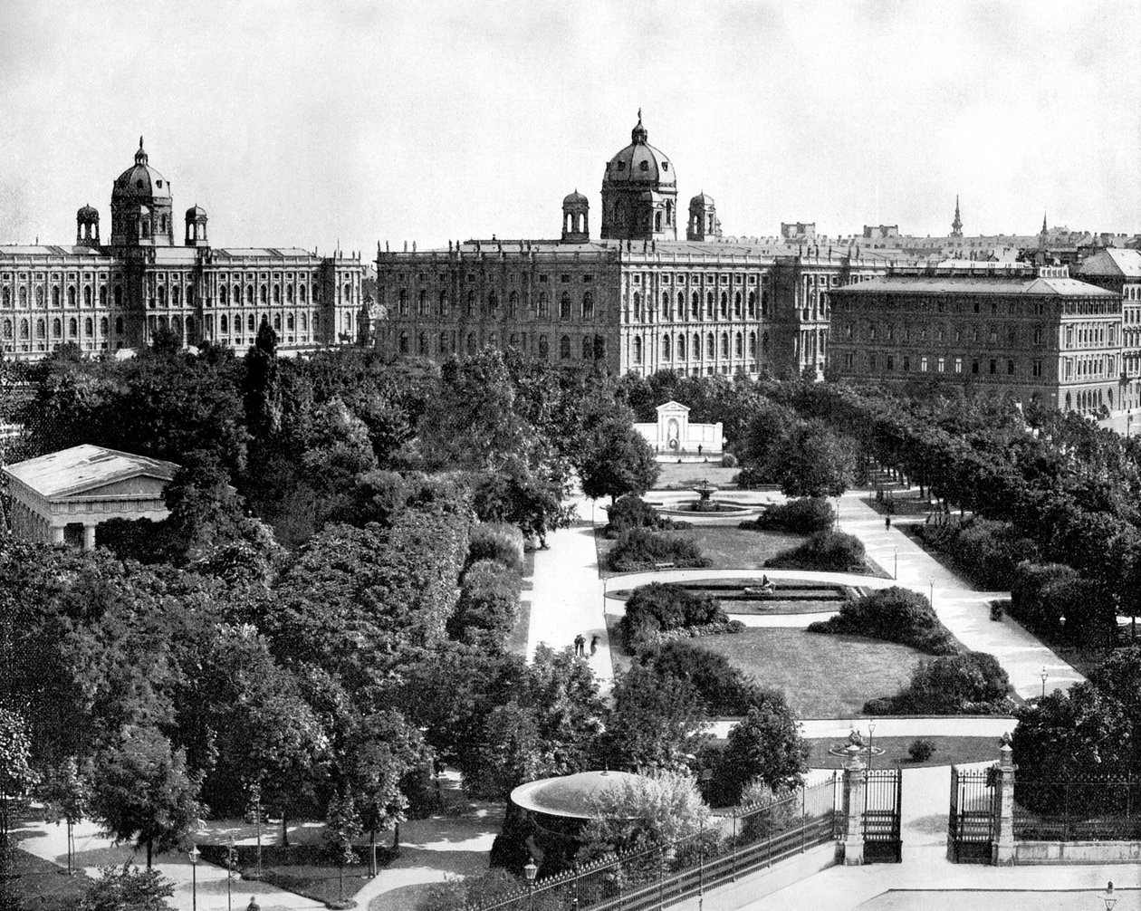 Volksgarten and Theseum, Vienna, Austria by John L. Stoddard