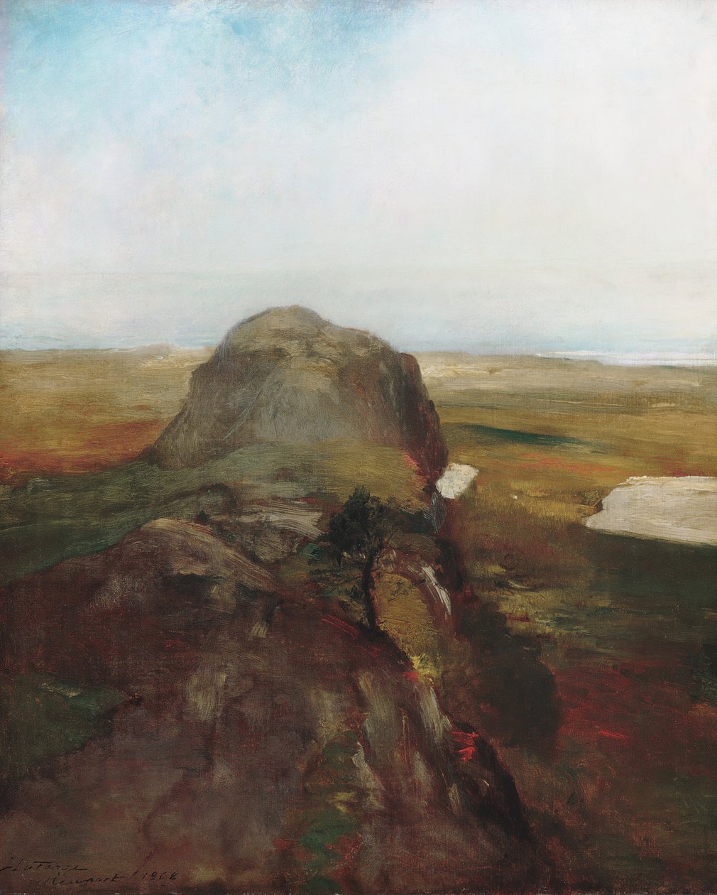 Autumn Study, View over Hanging Rock, Newport, R.I., 1868 by John La Farge