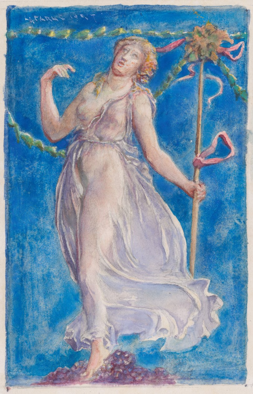 A Bacchante by John La Farge or Lafarge