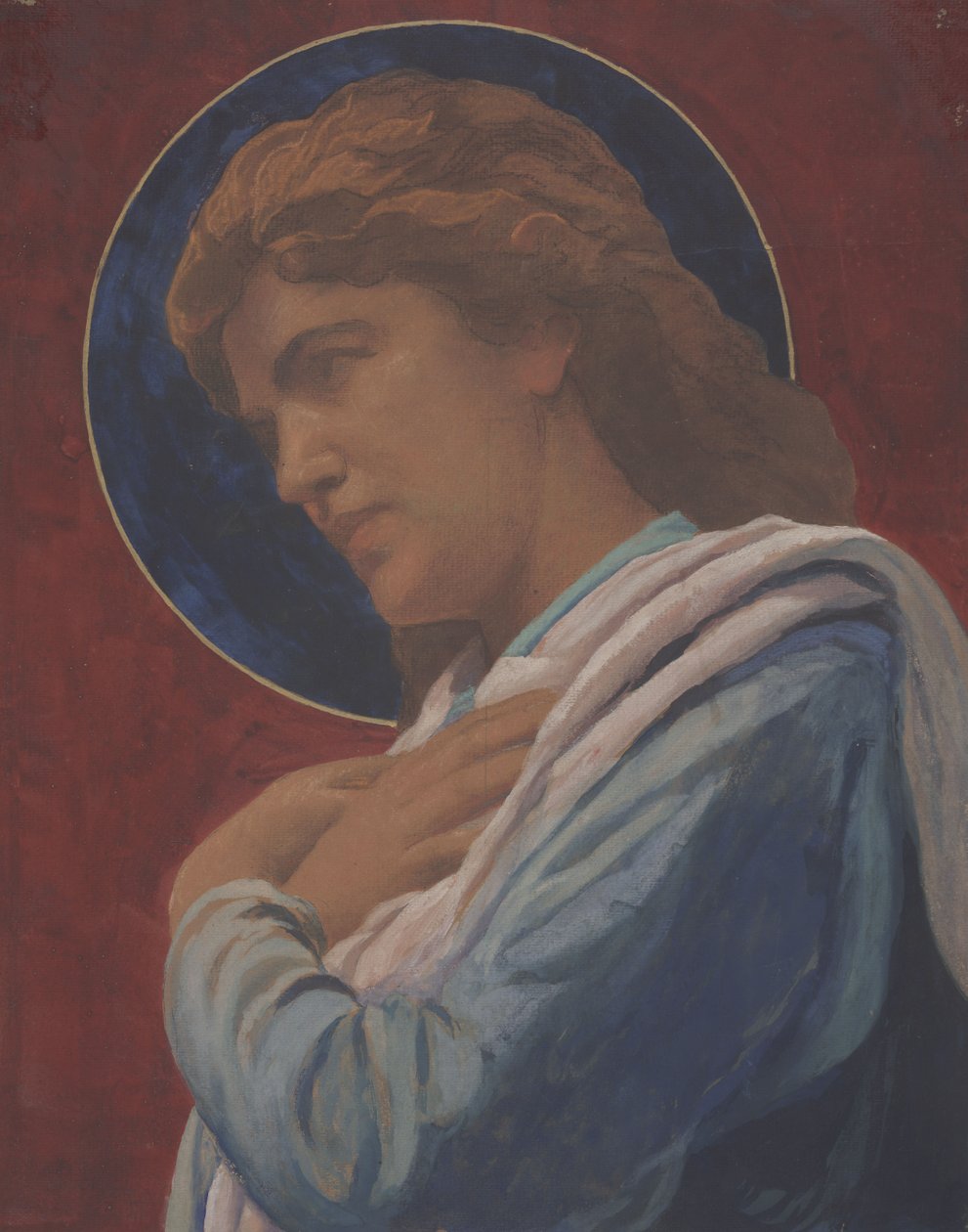 A Saint by John La Farge or Lafarge