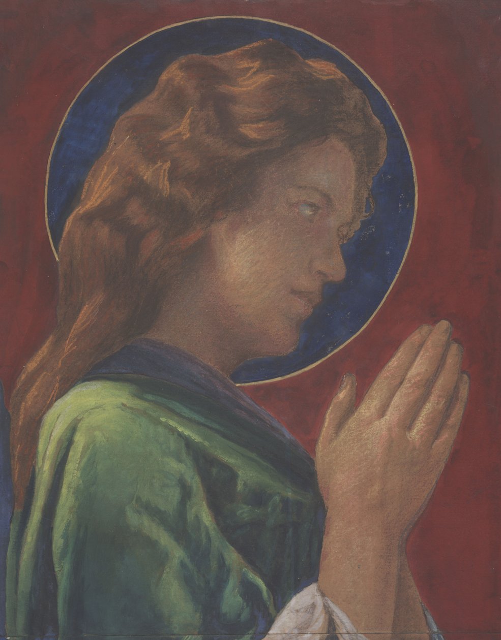 A Saint by John La Farge or Lafarge