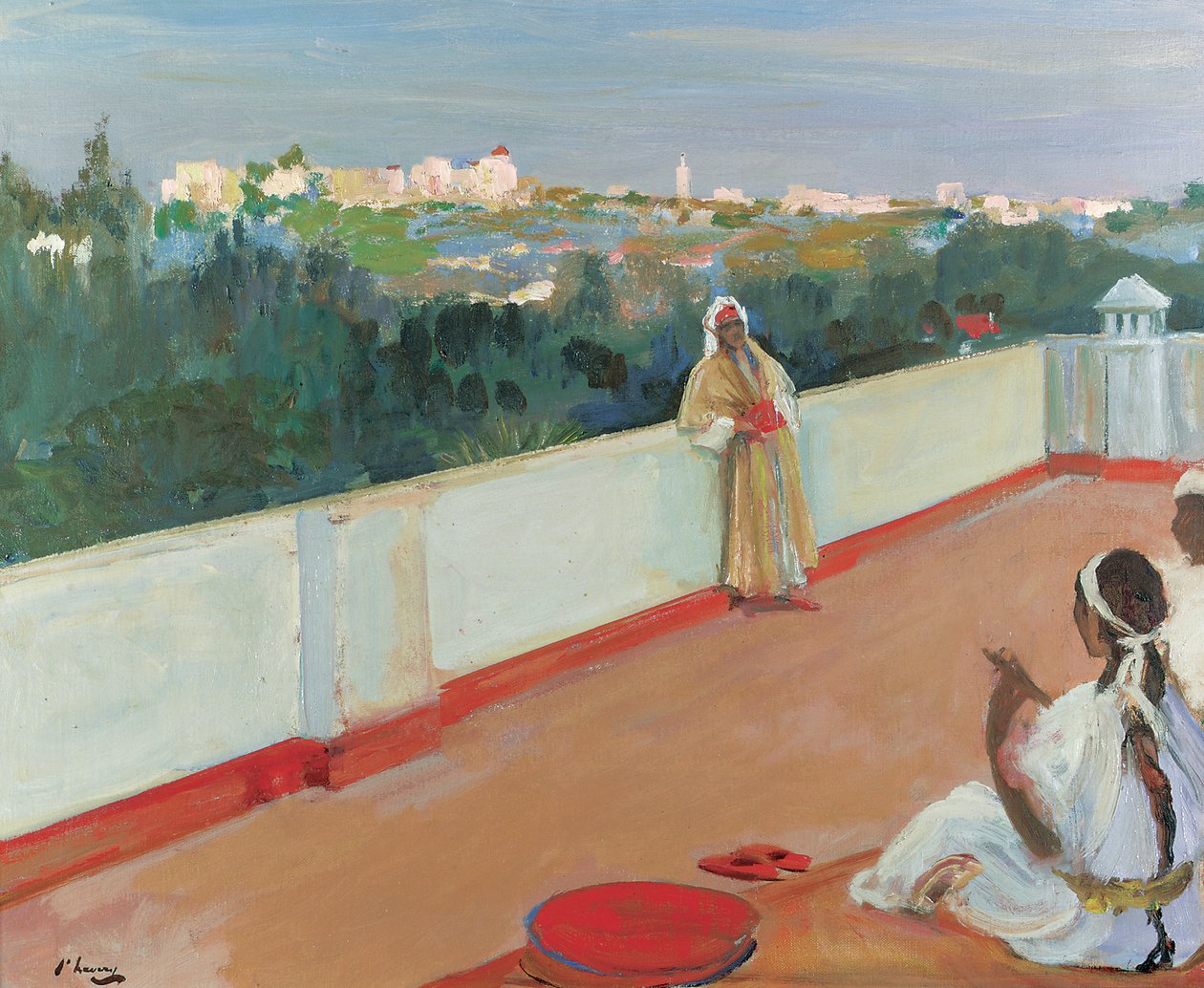 Evening on the House Top, Tangier by John Lavery