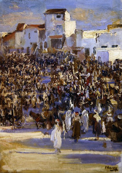 Market Place, Tangiers by John Lavery