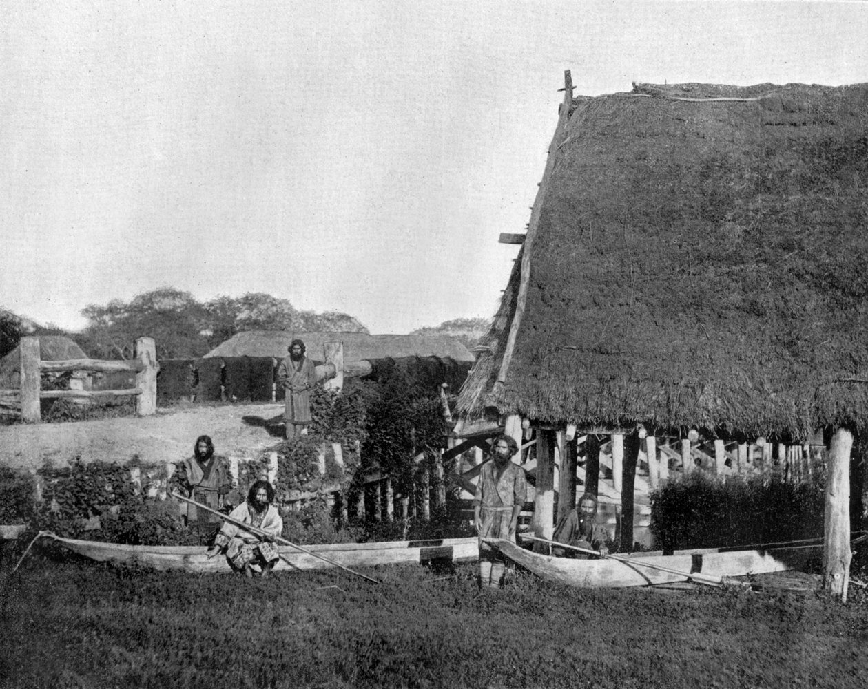 Natives of Jesso Island in Japan by John Lawson Stoddard