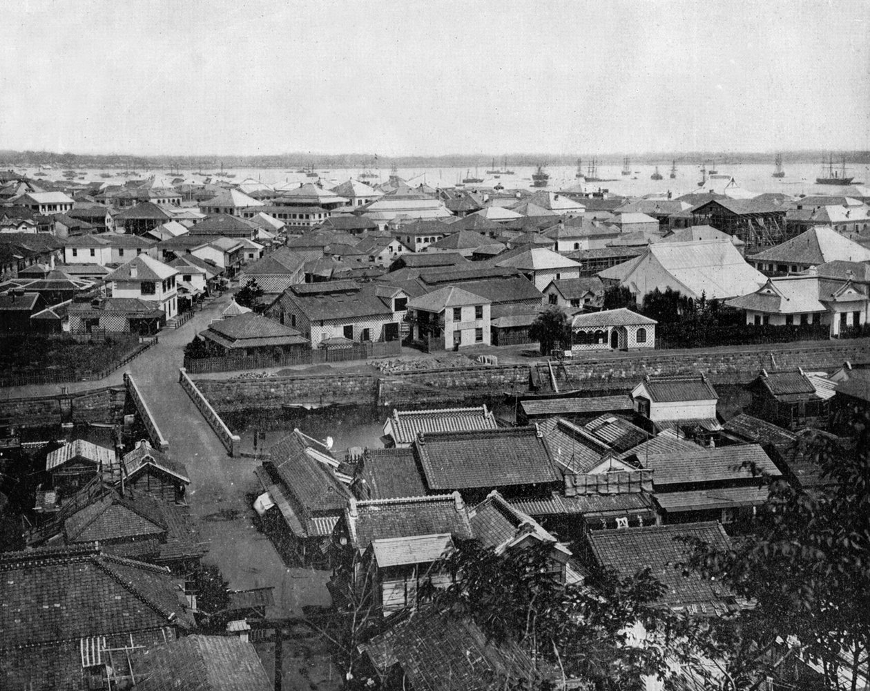 View of Yokohama in Japan by John Lawson Stoddard
