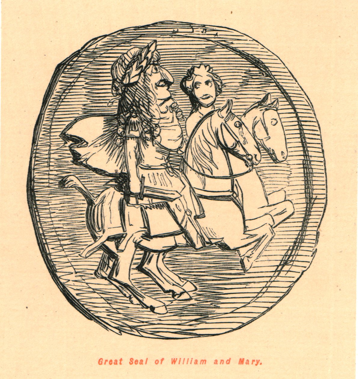 Great Seal of William and Mary by John Leech