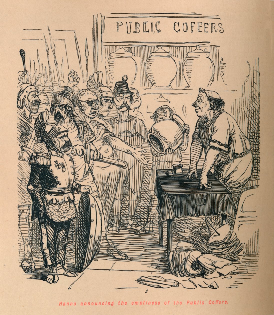 Hanno Announcing the Emptiness of the Public Coffers by John Leech