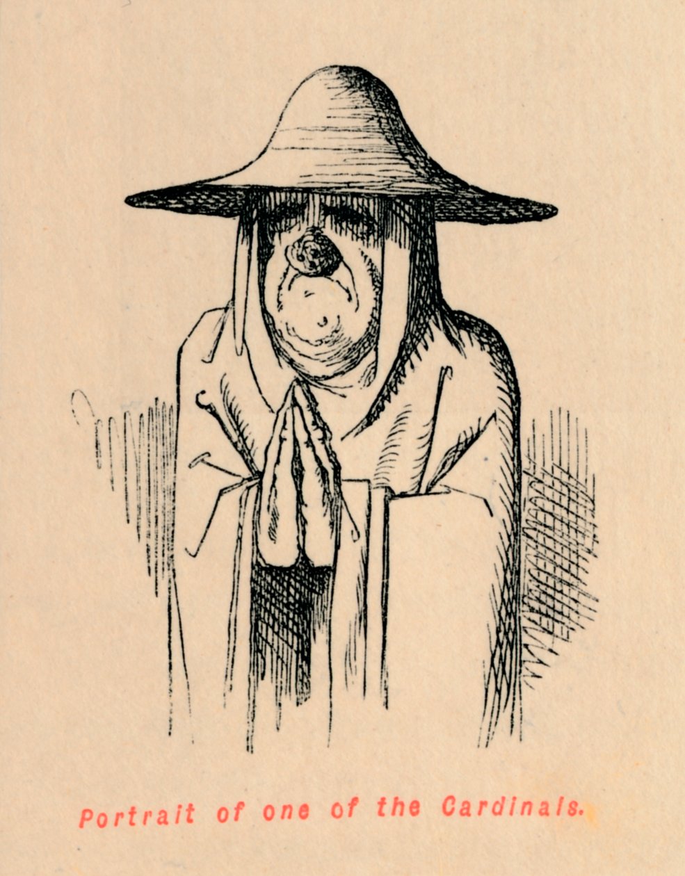 Portrait of One of the Cardinals, c. 1860 by John Leech