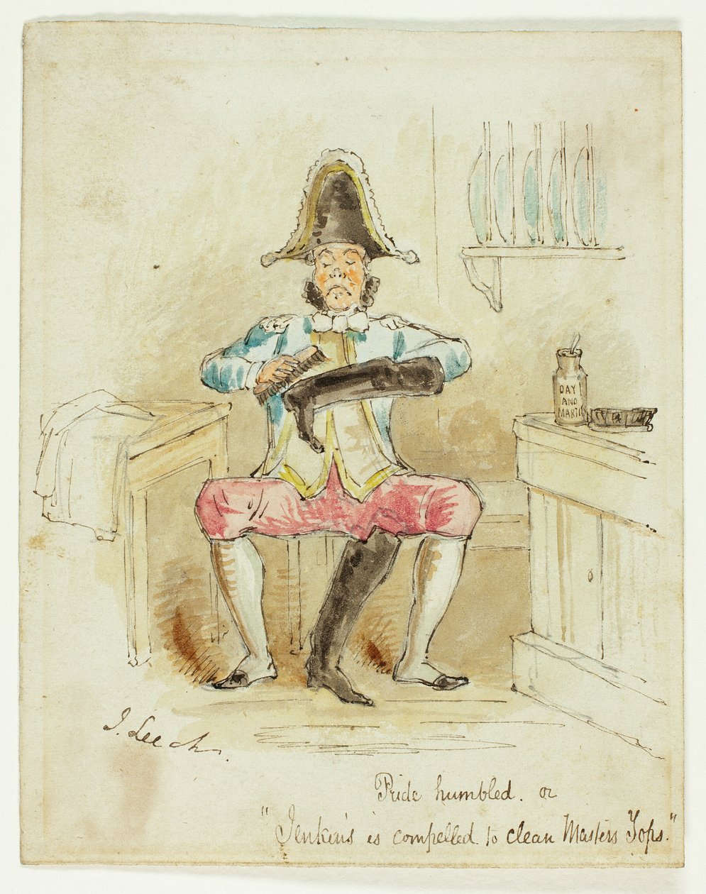 Pride Humbled or Jenkins is Compelled to Clean Masters by John Leech