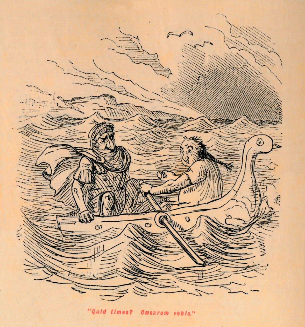 Quid Times Caesarem Vehis by John Leech
