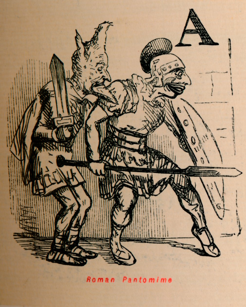 Roman Pantomime by John Leech