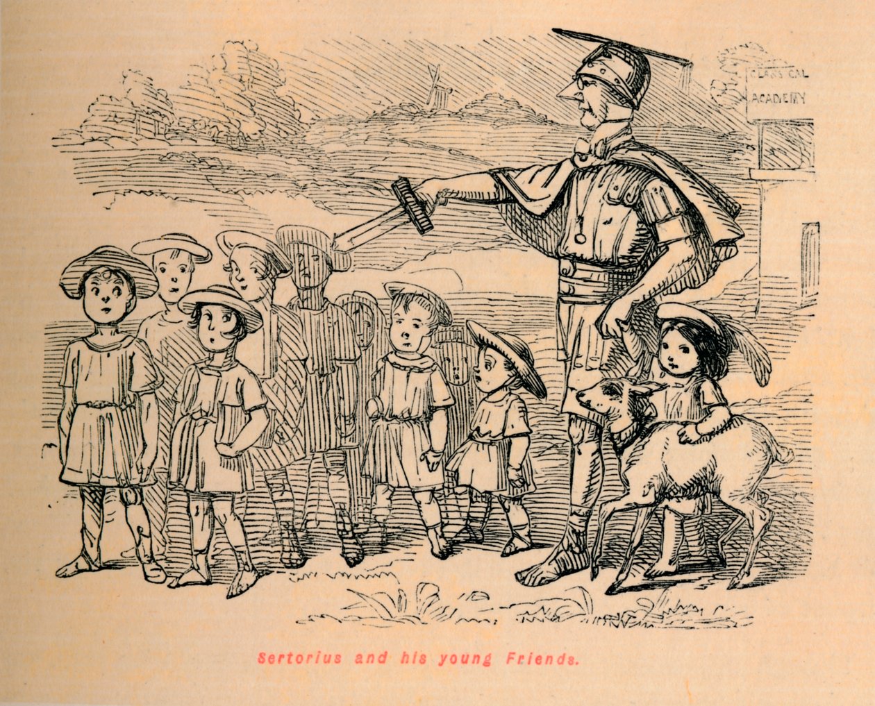 Sertorius and His Young Friends, 1852 by John Leech