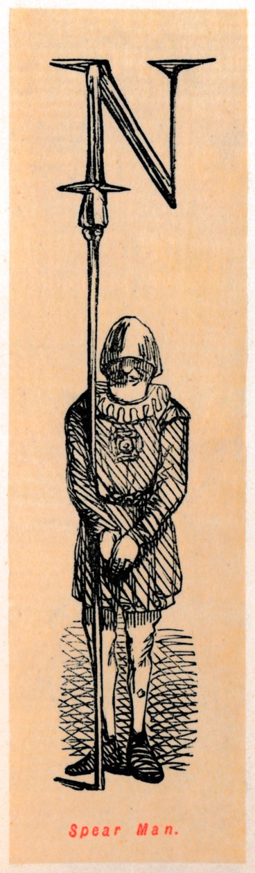 Spear Man by John Leech