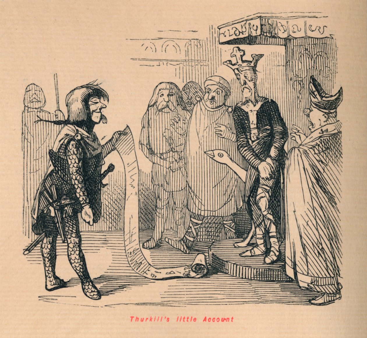 Thurkills little Account, c1860 by John Leech