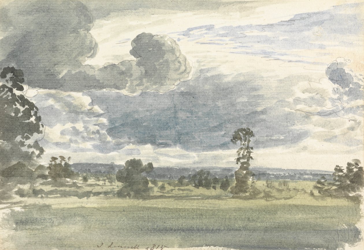 A Windy Day by John Linnell