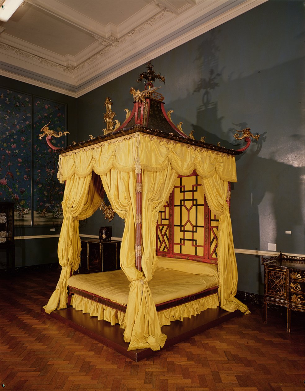 Four Poster Bed, in the Chinese style, 1750s by John Linnell