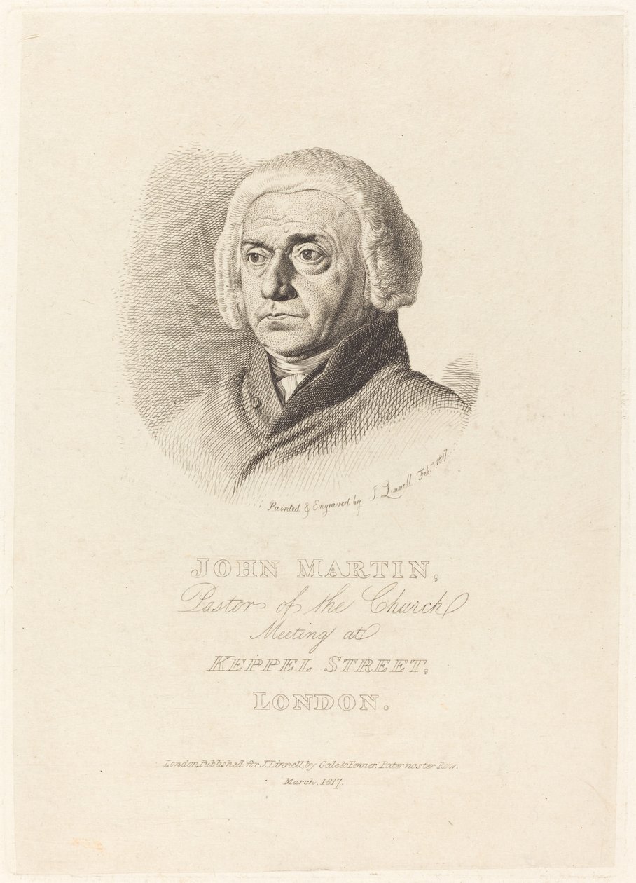John Martin by John Linnell