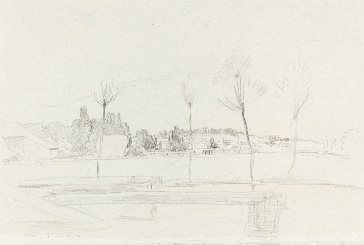 Landscape in Hertfordshire by John Linnell
